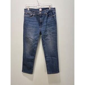 Edwin Women's Blue Medium Wash Straight Leg Stretch Jeans Size 32 USA Made